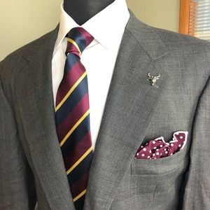 42R Suit , 36x28 pants - Gray , Christian Brooks
